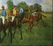 Edgar Degas Race Horses_a oil painting